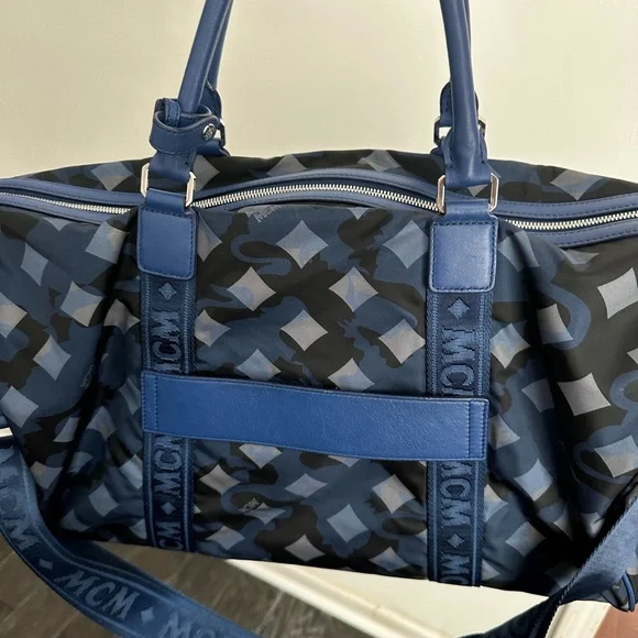MCM Blue Camouflage Men's Bag Folklady only - Picture 8 of 10